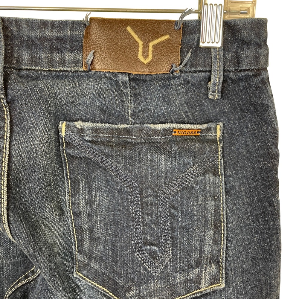 Vigoss Studio Denim Jeans Women's Size 30 Bootcut Dark Wash Y2K Style